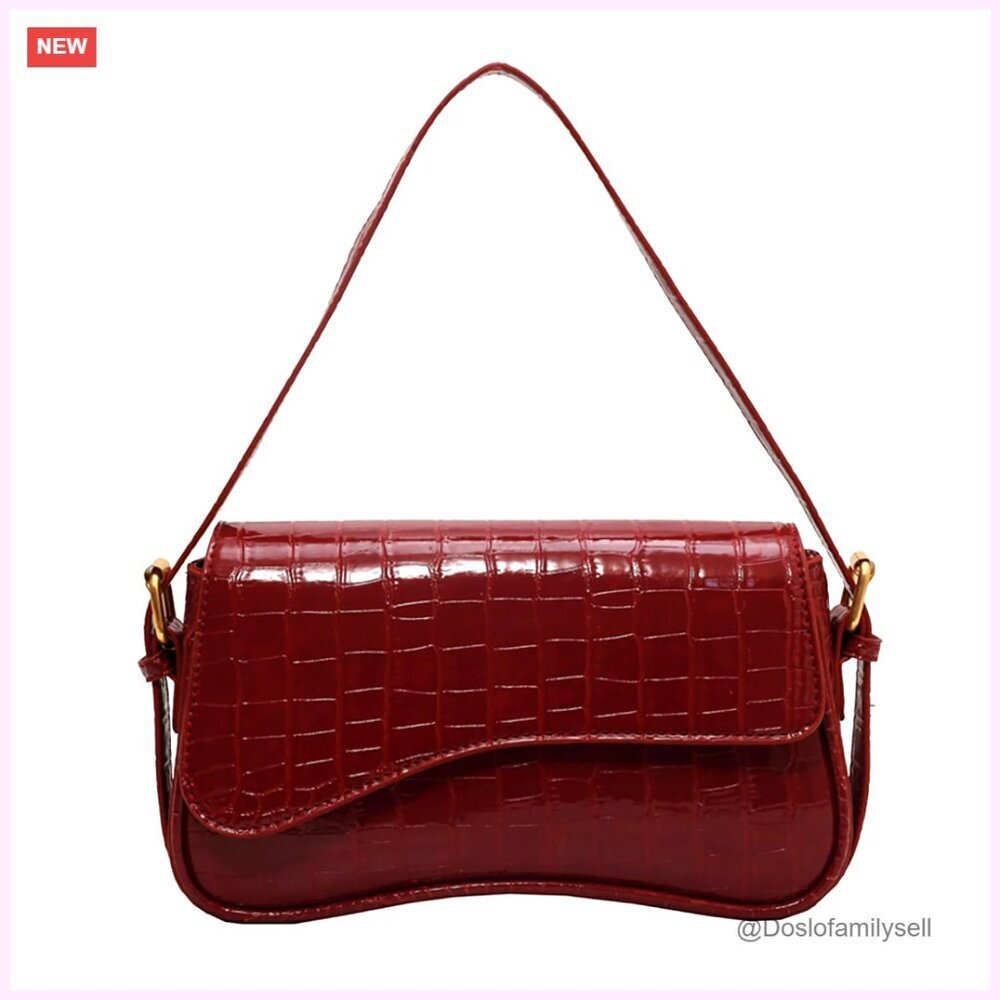 Vegan Leather Hobo Bag with Removable Straps, Crossbody or Shoulder Purse